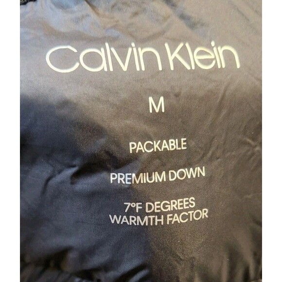 Calvin Klein 7° Warmth Factor Premium Down Jacket Women M Packable Coat - Picture 6 of 13